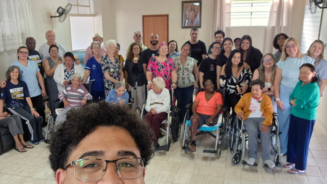 Residentes do Lar  São Miguel participaram de comemoração do Dia da Pessoa Idosa