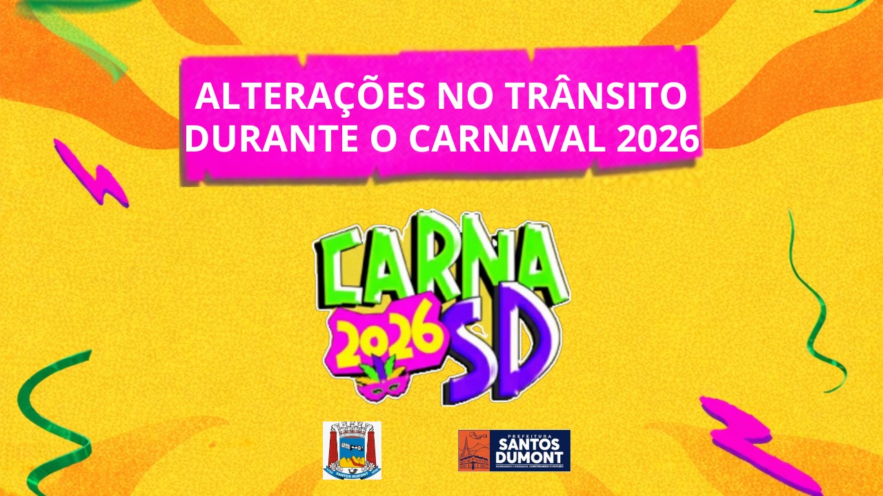 No período de Carnaval haverá interdições em várias ruas