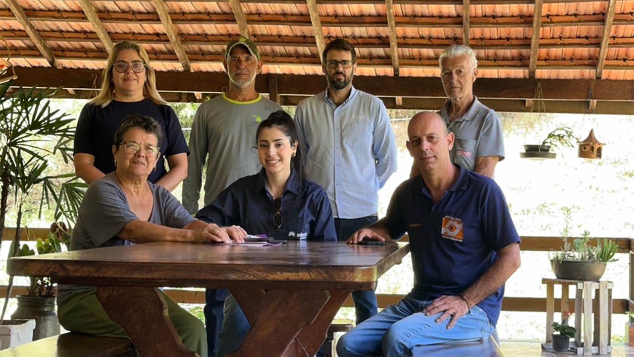 Prefeitura e empresa ELERA realizam ações de segurança na PCH Anna Maria, comunidade da Usina/São João da Serra