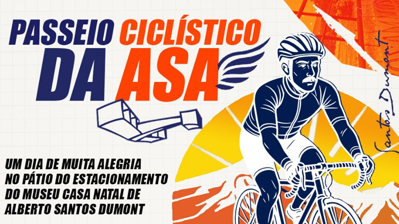 Neste Domingo, dia 19/10, PASSEIO CICLÍSTICO DA ASA   -   Saída da Praça Cesário Alvim às 8h30