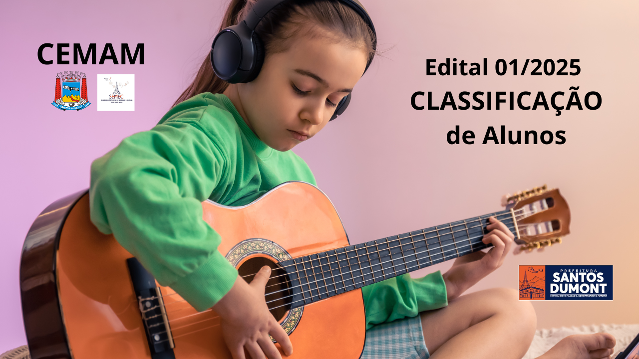 CEMAM -  CLASSIFICAÇÃO de alunos para o 2º Semestre de 2025