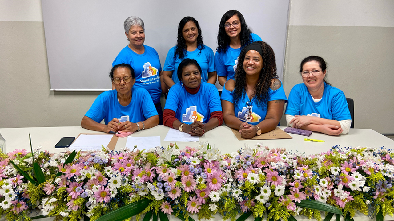 Equipe do Programa Estratégia da Família  da UBS Boa Vista promove  ação no IF Sudeste - Campus Santos Dumont