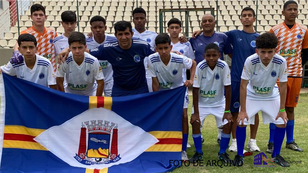 Santos Dumont estará participando do Campeonato Brasileirinho Internacional  Sub-15, de 18 a 27 de novembro