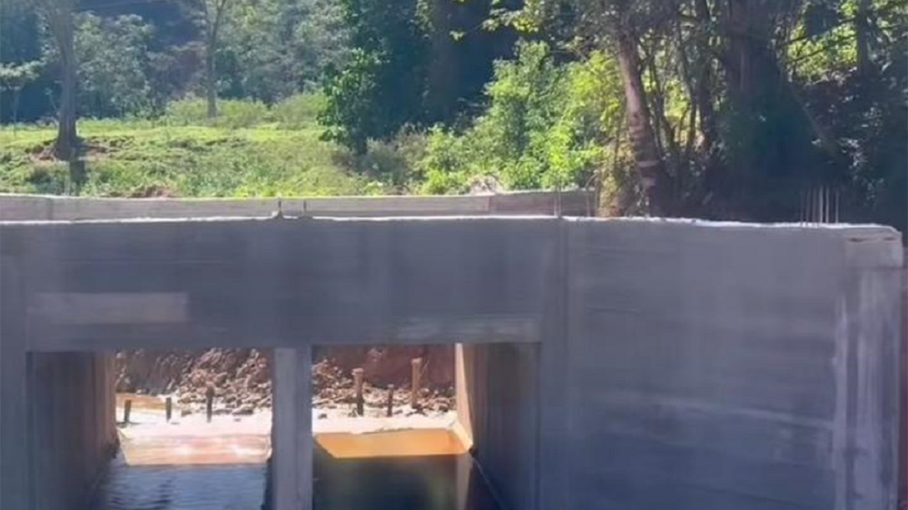 Ponte que liga Formoso à Tabuleiro quase pronta