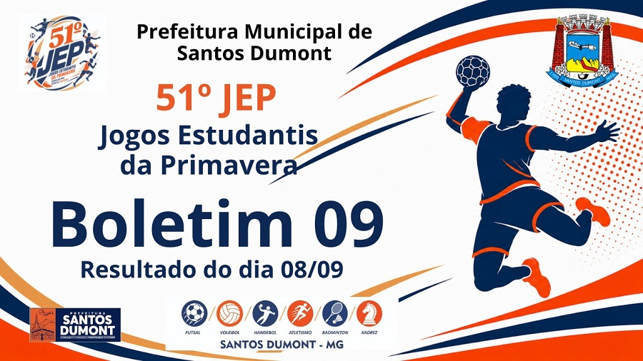 Boletim 09   51º  JEP Resultado dos jogos do dia 08/09