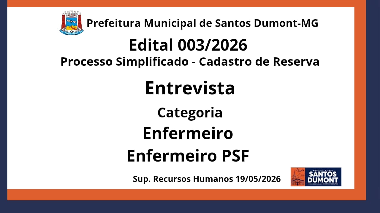 CONVOCAÇÃO PARA EXAME PRÁTICO DE MOTORISTA