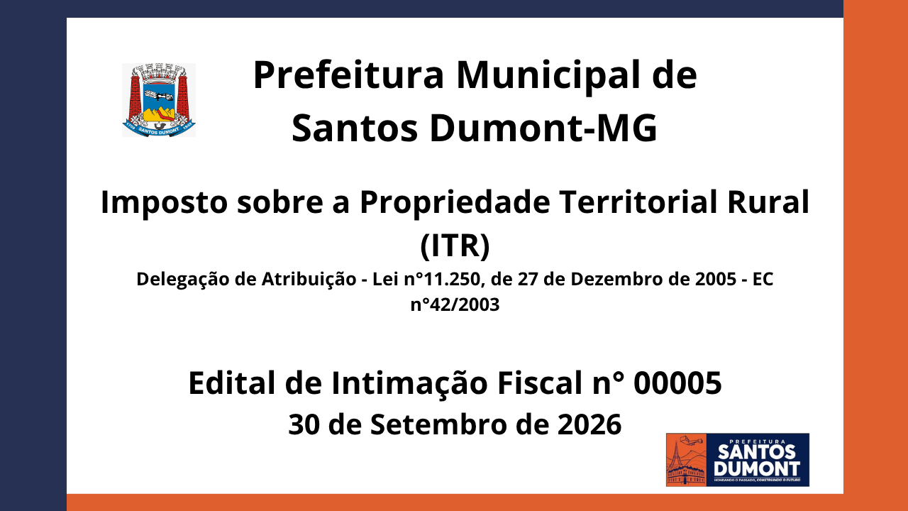 Edital de Intimação Fiscal 0005