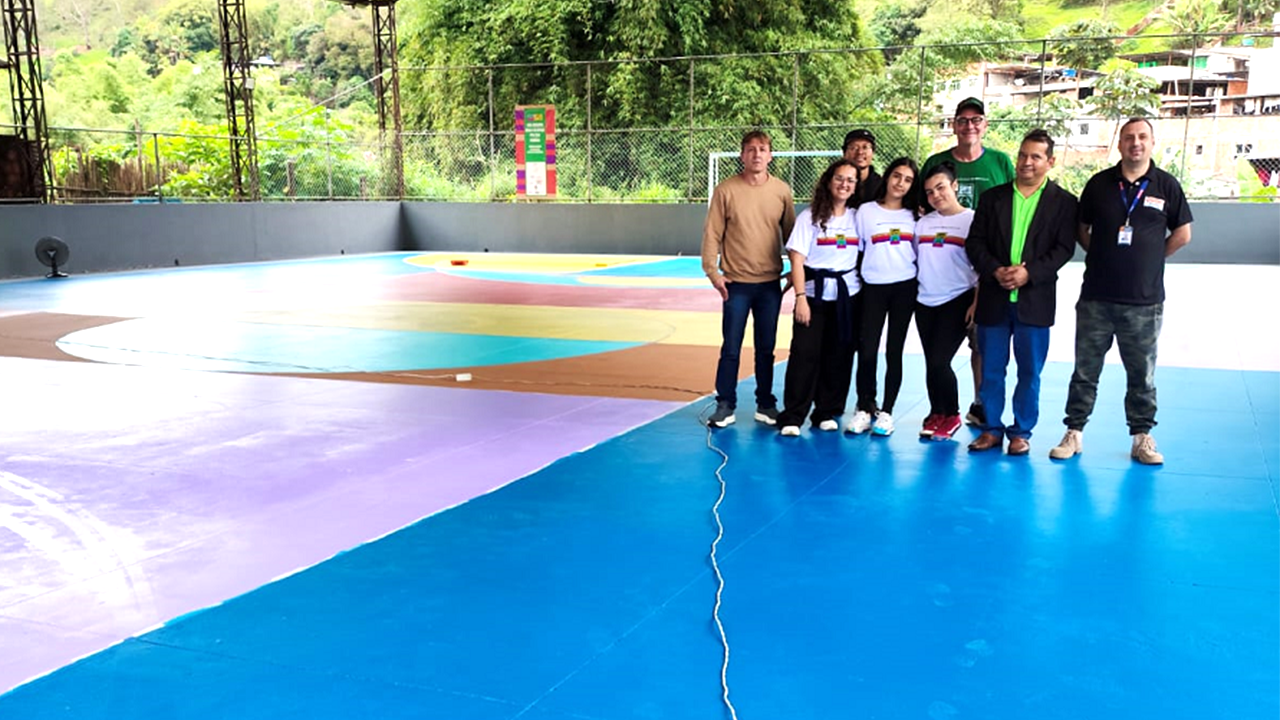 Projeto Campos Culturais chega  e transforma Quadra da Glória em obra de arte urbana
