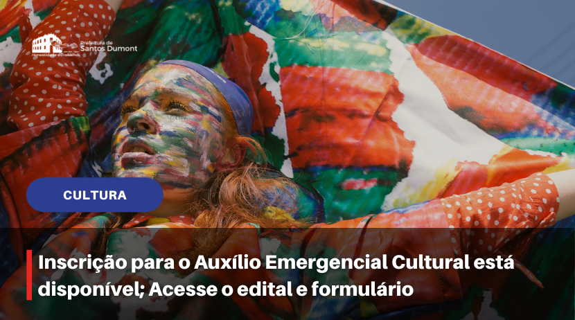 Inscrição para o Auxílio Emergencial Cultural está disponível; Acesse o edital e formulário