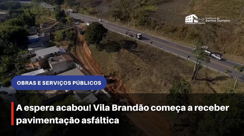 A espera acabou! Vila Brandão começa a receber pavimentação asfáltica