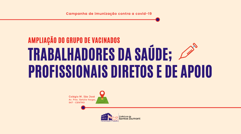 Trabalhadores da saúde começam a ser vacinados