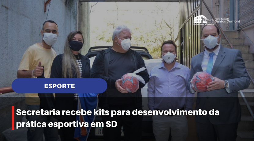 Secretaria recebe kits para desenvolvimento da prática esportiva em SD