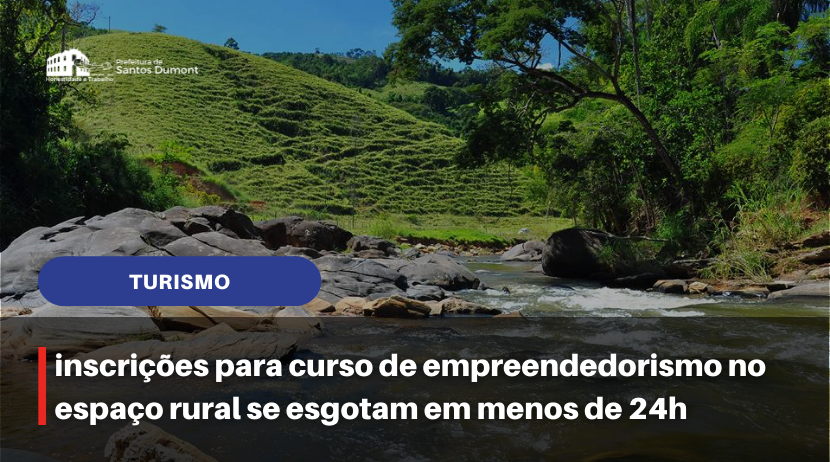 inscrições para curso de empreendedorismo no espaço rural se esgotam em menos de 24h