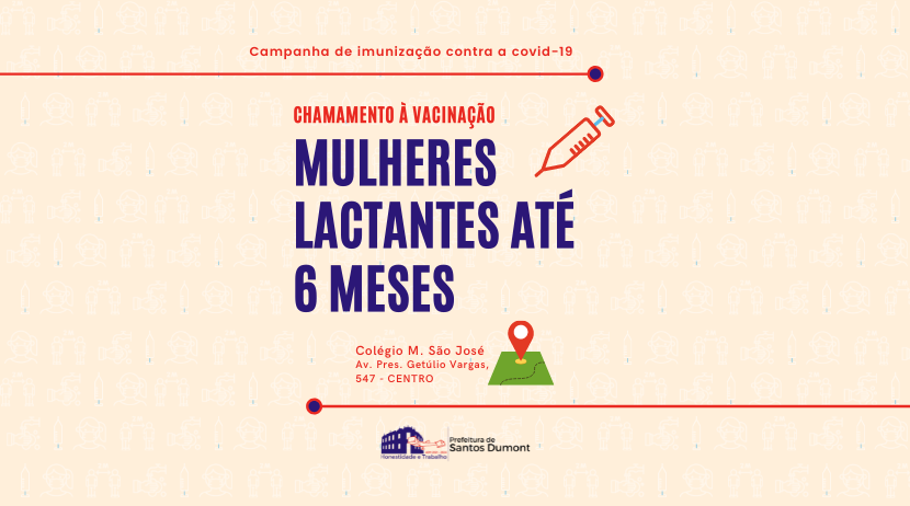 Lactantes com bebês de até 6 meses podem se vacinar contra a Covid-19