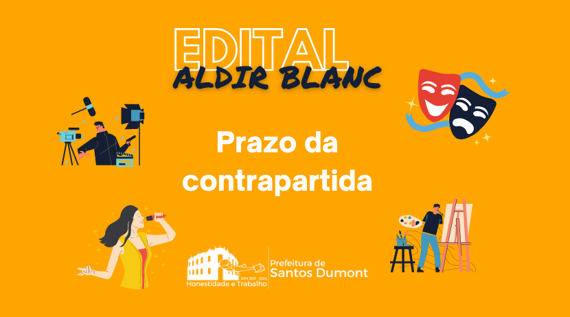 Novo prazo para contrapartida da Lei Aldir Blanc