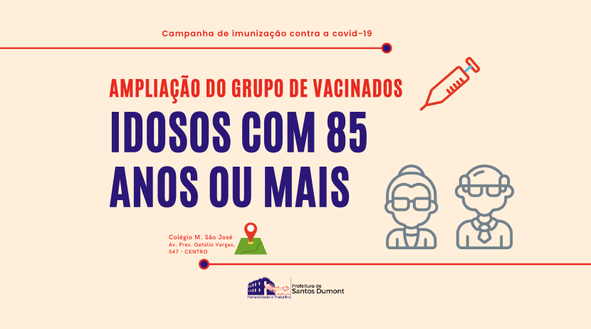 Publico alvo da vacinação contra covid-19 é ampliado