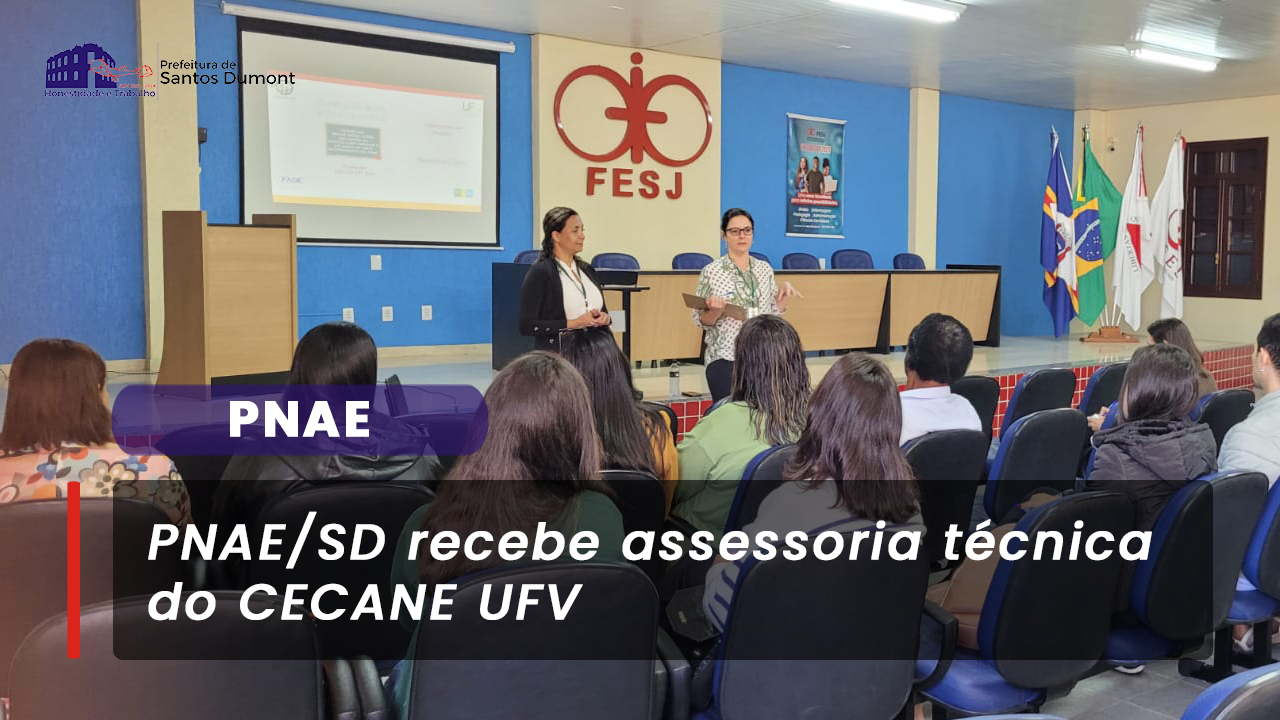 Agentes do CECANE da Universidade de Viçosa ministram capacitação para equipe PNAE em Santos Dumont