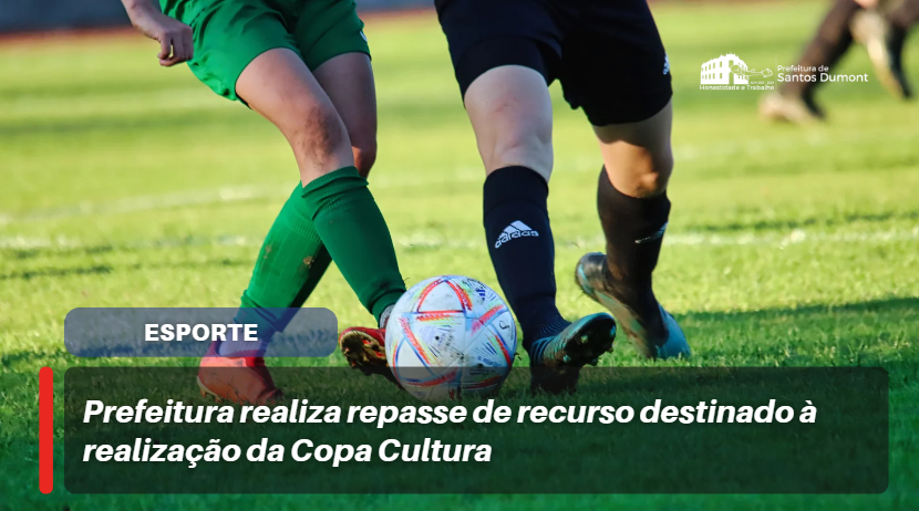 [vídeo] Prefeitura realiza repasse de recurso destinado à realização da Copa Cultura