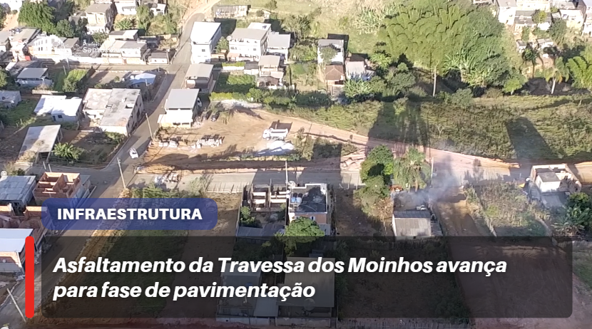 [vídeo] Asfaltamento da Travessa dos Moinhos avança para fase de pavimentação