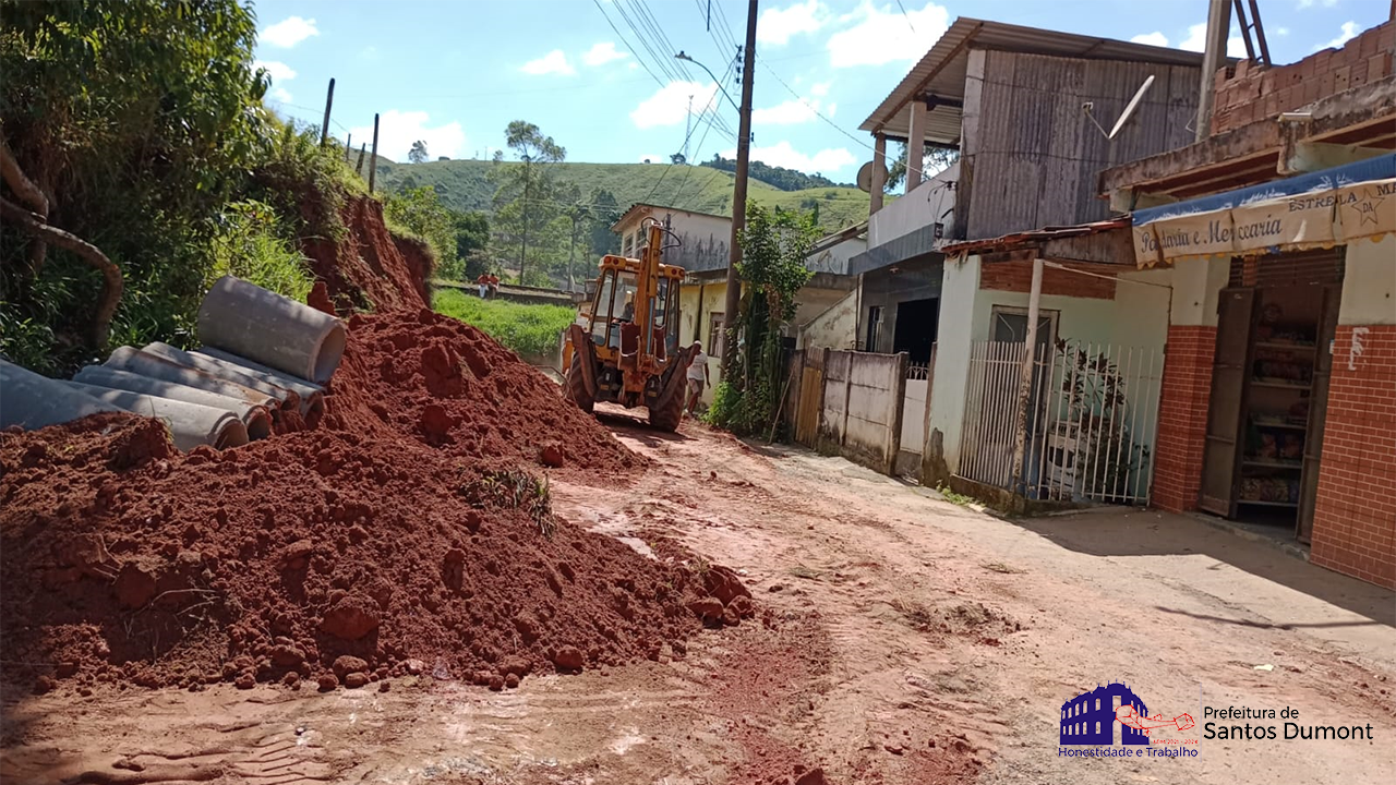 Recuperação da Rua Manoel Rosa Machado, na Grota dos Antunes