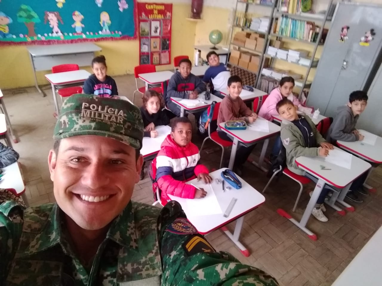 Polícia Militar de Meio Ambiente promove parceria com a educação no PROGEA