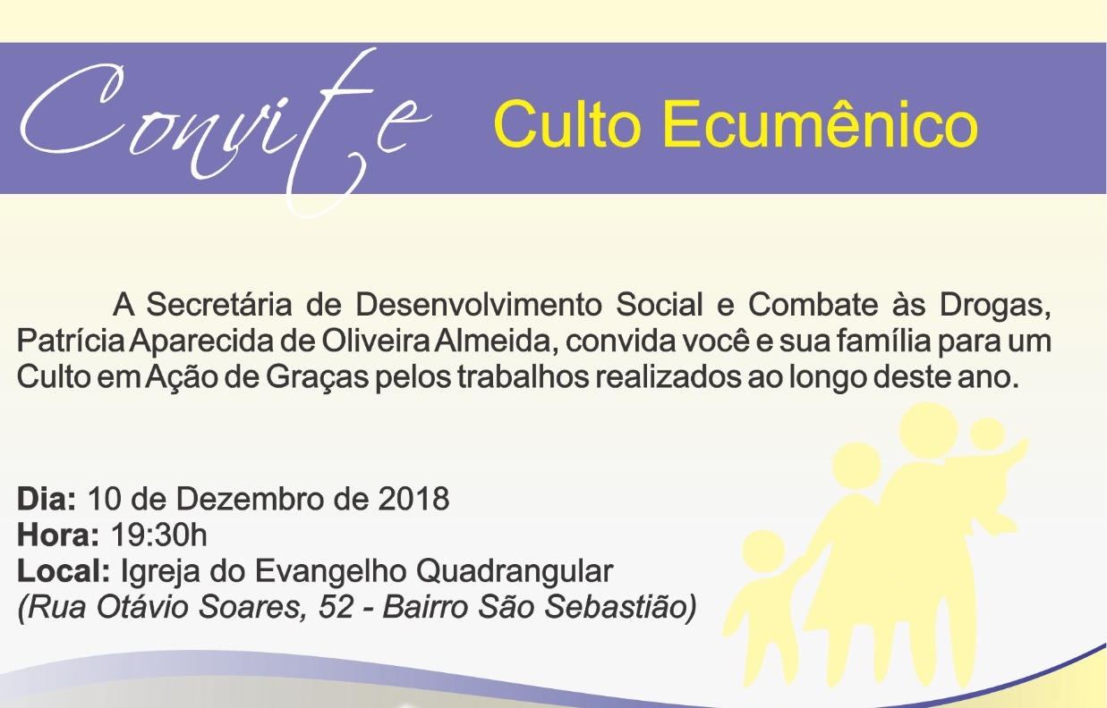 Culto Ecumênico - Assistência Social