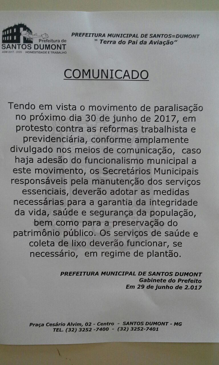 COMUNICADO