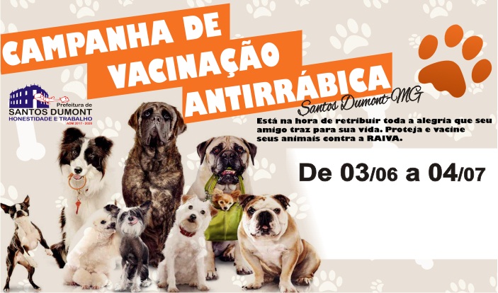 CAMPANHA DE VACINAÇÃO ANTIRRÁBICA ANIMAL